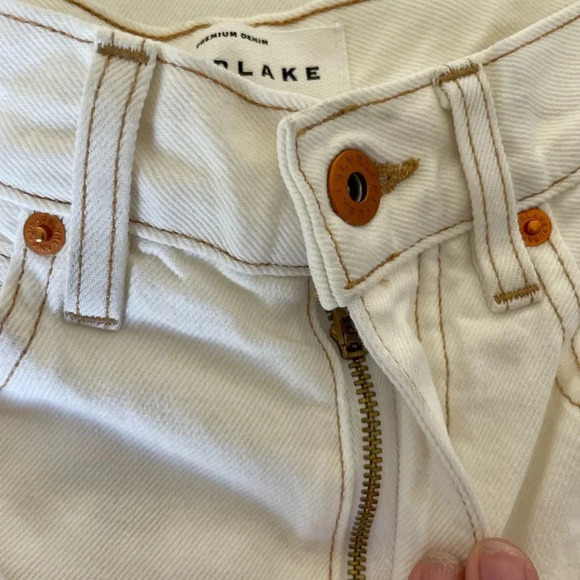 SLVRLAKE EVA wide leg  denim in Natural White - Picture 7 of 15